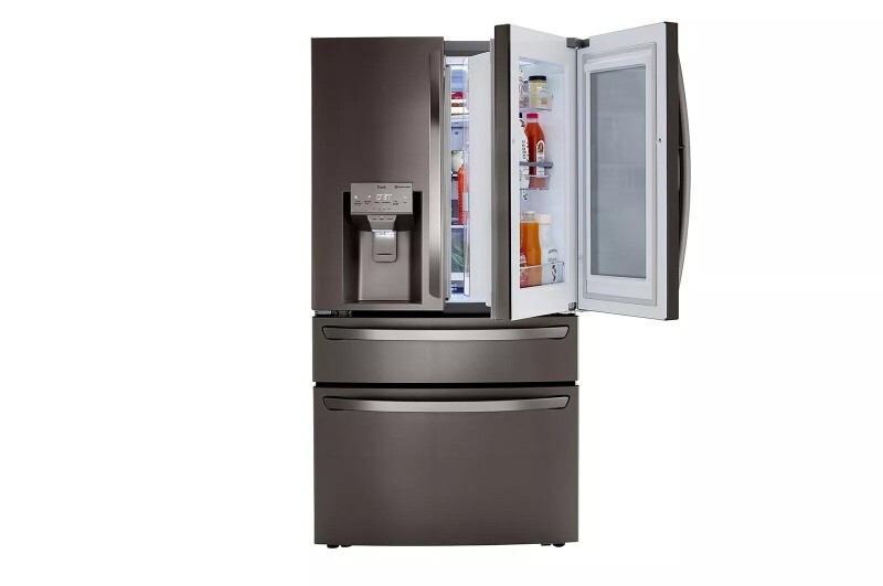23 cu. ft. Smart InstaView™ Door-in-Door® Counter-Depth Refrigerator with Craft Ice™ view 4