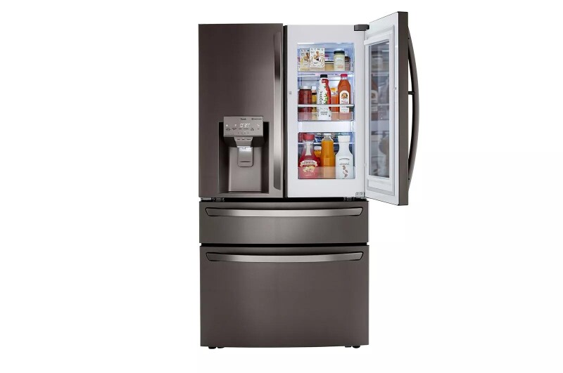 23 cu. ft. Smart InstaView™ Door-in-Door® Counter-Depth Refrigerator with Craft Ice™ view 3