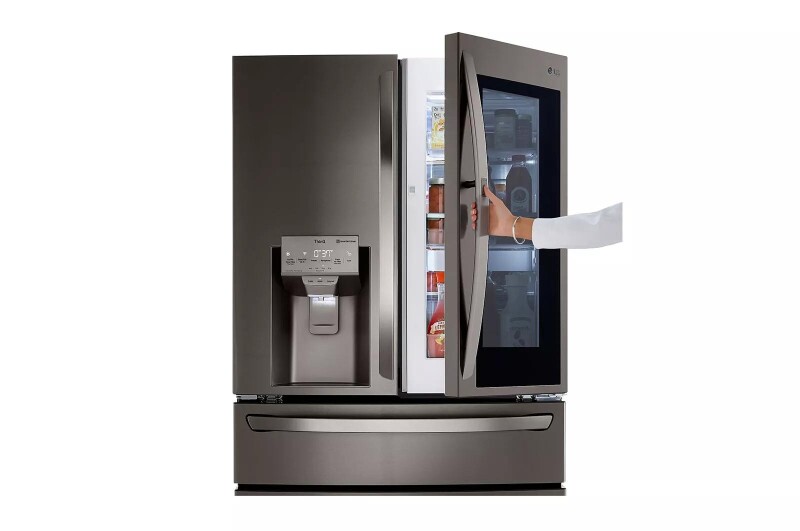 23 cu. ft. Smart InstaView™ Door-in-Door® Counter-Depth Refrigerator with Craft Ice™ view 8