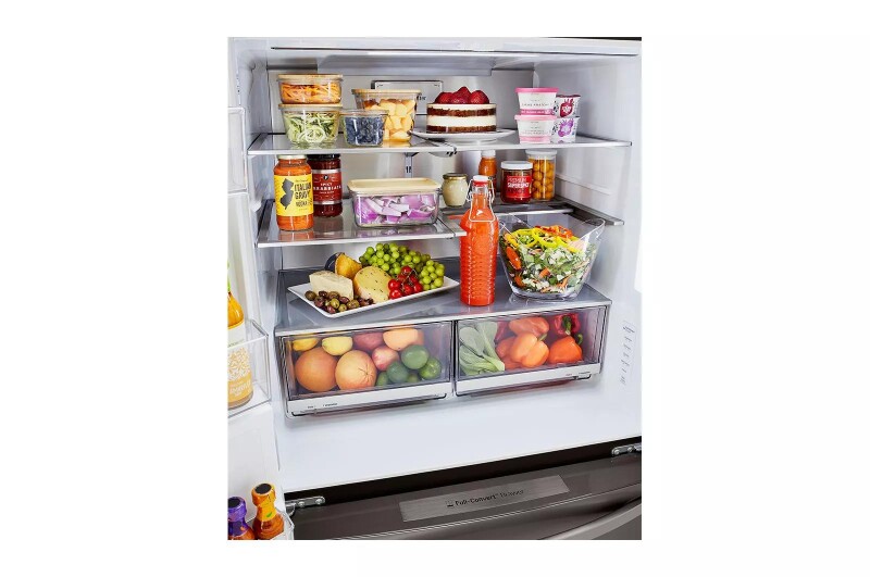 23 cu. ft. Smart InstaView™ Door-in-Door® Counter-Depth Refrigerator with Craft Ice™ view 13
