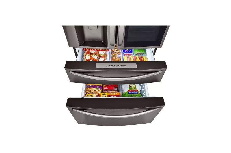 23 cu. ft. Smart InstaView™ Door-in-Door® Counter-Depth Refrigerator with Craft Ice™ view 11