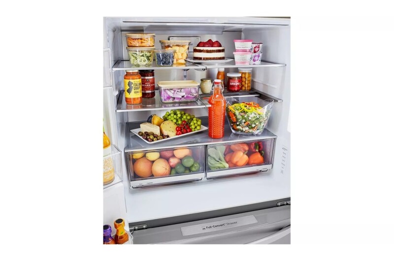 23 cu. ft. Smart wi-fi Enabled InstaView® Door-in-Door® Counter-Depth Refrigerator with Craft Ice™ Maker view 4