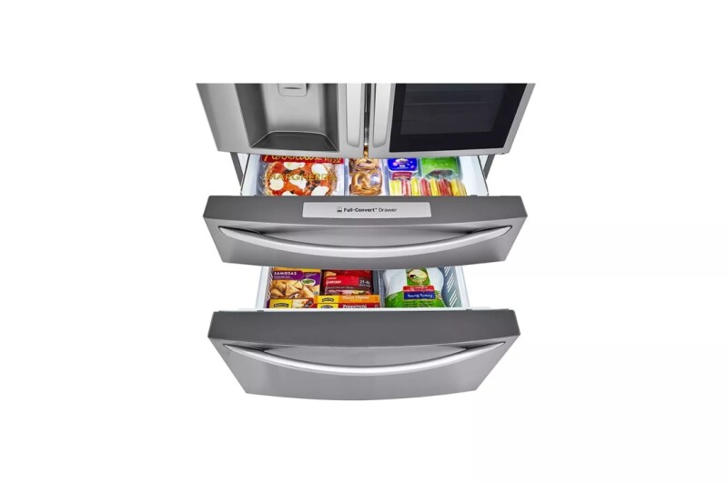 23 cu. ft. Smart wi-fi Enabled InstaView® Door-in-Door® Counter-Depth Refrigerator with Craft Ice™ Maker view 3