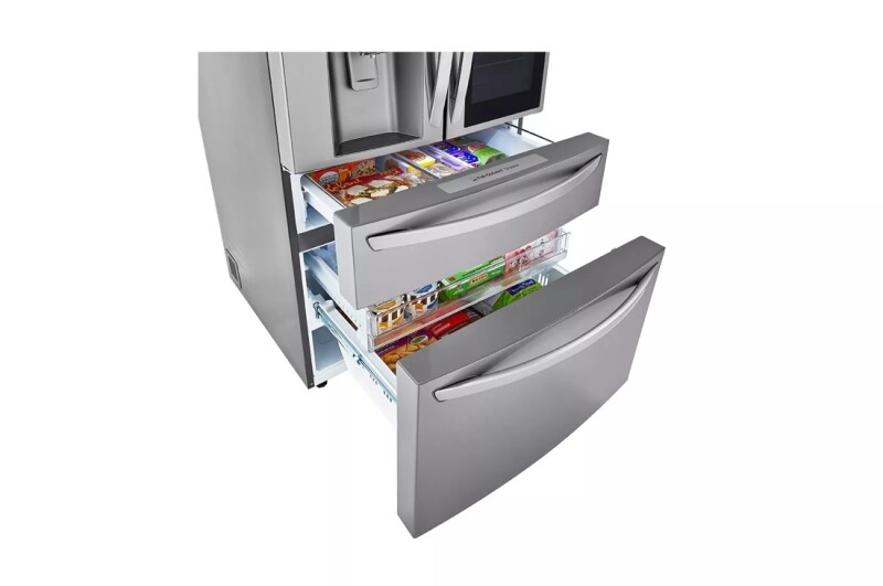23 cu. ft. Smart wi-fi Enabled InstaView® Door-in-Door® Counter-Depth Refrigerator with Craft Ice™ Maker view 17