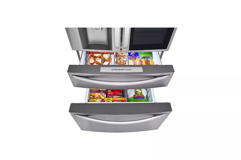 23 cu. ft. Smart wi-fi Enabled InstaView® Door-in-Door® Counter-Depth Refrigerator with Craft Ice™ Maker LRMVC2306S