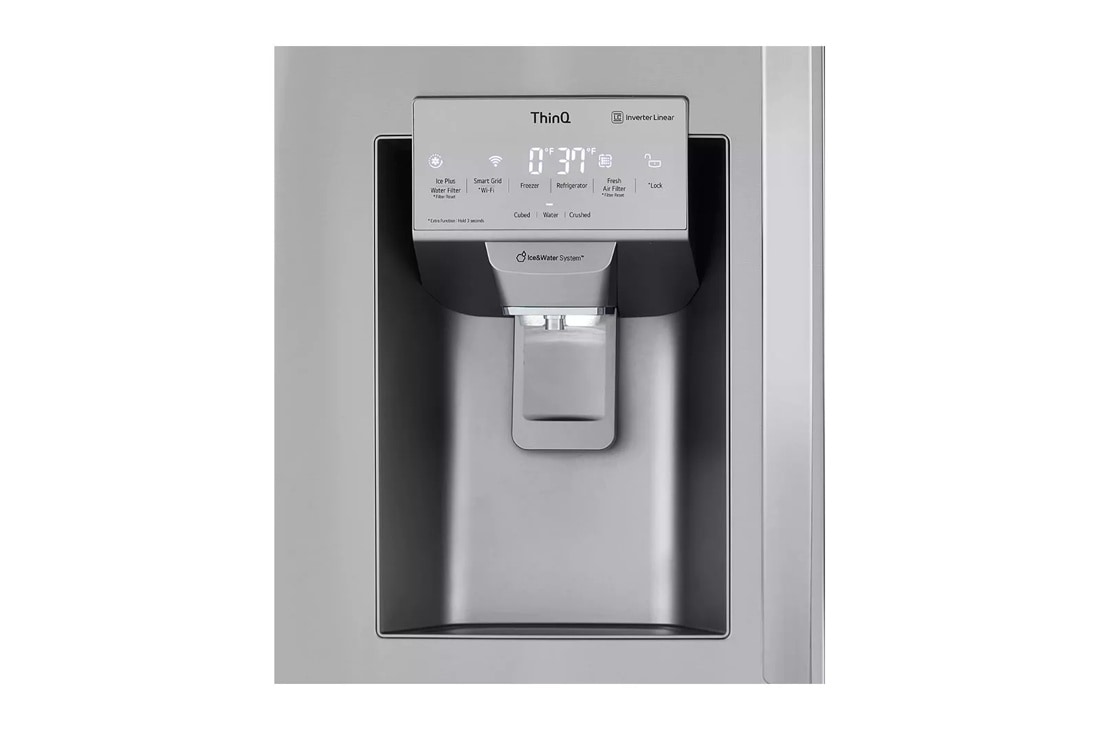 28 cu ft. Smart InstaView® Door-in-Door® Double Freezer Refrigerator with Craft Ice™ LRMVS2806S