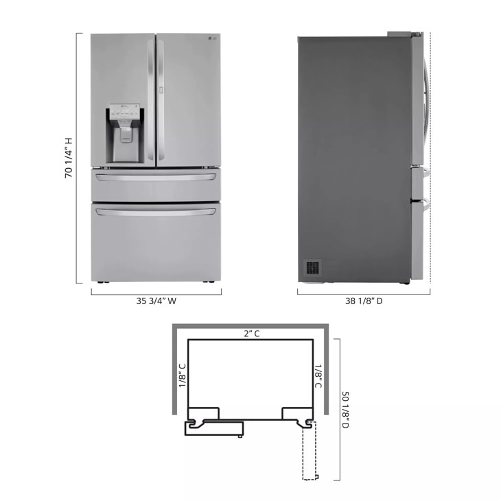 30 cu. ft. Smart wi-fi Enabled InstaView™ Door-in-Door® Refrigerator with Craft Ice™ Maker view 4