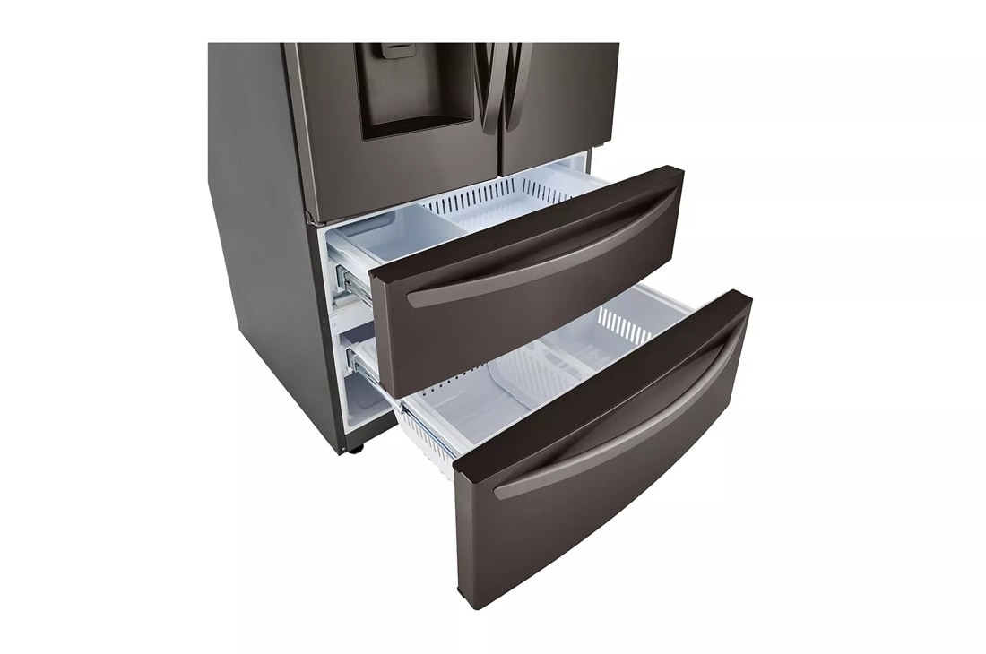 22 cu ft. Smart Counter Depth Double Freezer Refrigerator with Craft Ice™ LRMXC2206D