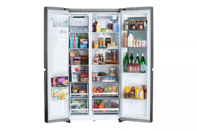 23 cu. ft. Smart Side-by-Side Counter-Depth InstaView® Refrigerator with Craft Ice™ LRSOC2306S