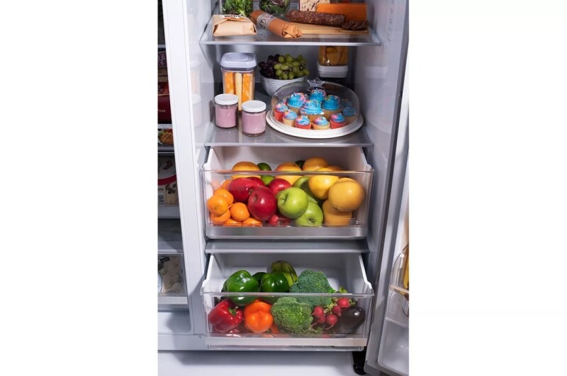 23 cu. ft. Smart Side-by-Side Counter-Depth InstaView® Refrigerator with Craft Ice™ LRSOC2306S