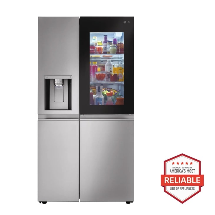27 cu.ft. Smart Side-By-Side InstaView® Door-in-Door® Refrigerator with Craft Ice™ LRSVS2706S