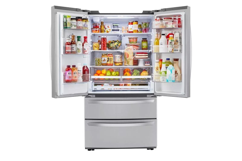 36" Freestanding Counter Depth Side by Side Refrigerator LRSXC2206S