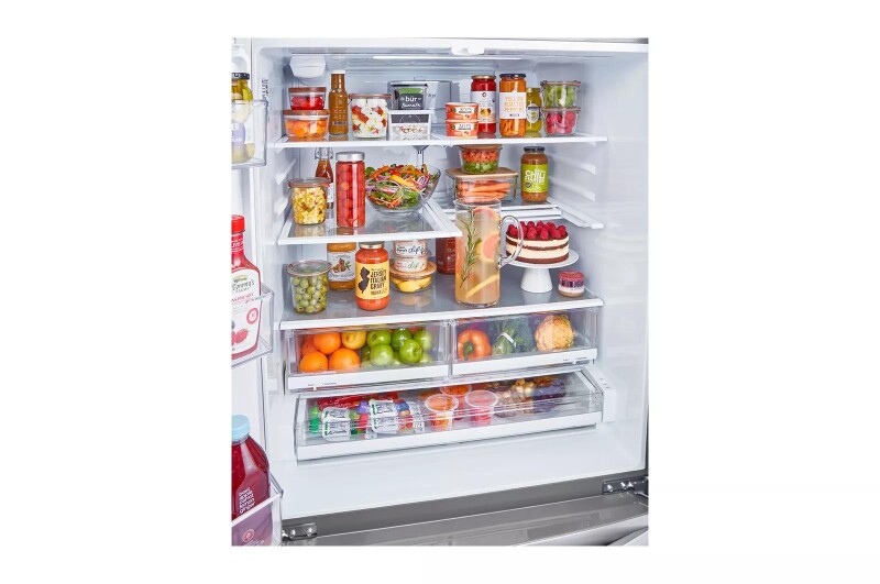 36" Freestanding Counter Depth Side by Side Refrigerator LRSXC2206S