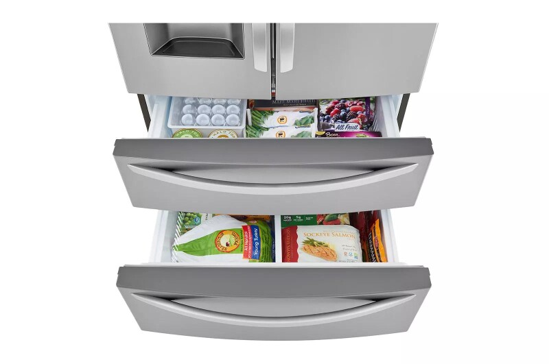 36" Freestanding Counter Depth Side by Side Refrigerator LRSXC2206S