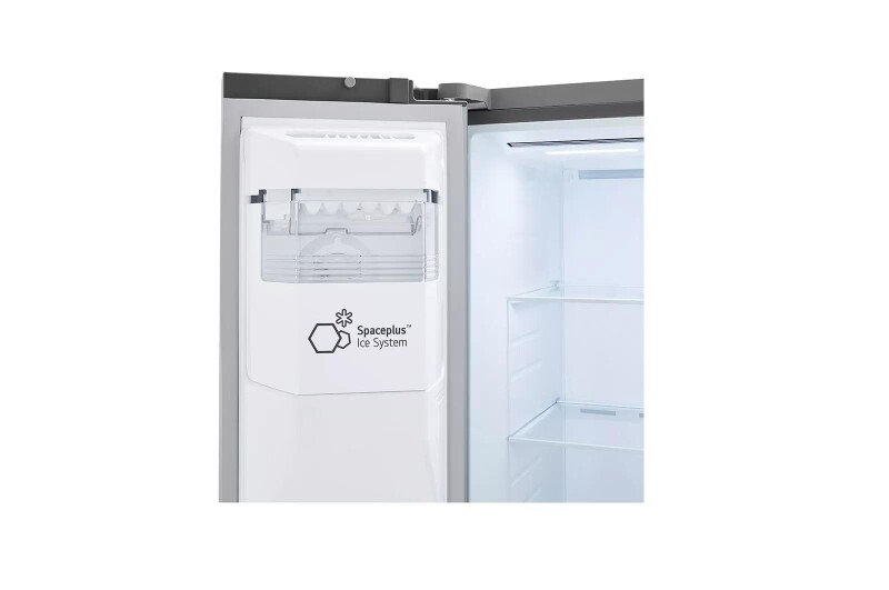 23 cu. ft. Side-by-Side Counter-Depth Refrigerator with Smooth Touch Dispenser view 7