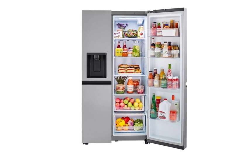 23 cu. ft. Side-by-Side Counter-Depth Refrigerator with Smooth Touch Dispenser LRSXC2306V