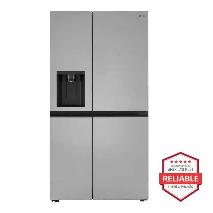 27 cu. ft. Side-by-Side Refrigerator with Smooth Touch Ice Dispenser view 12