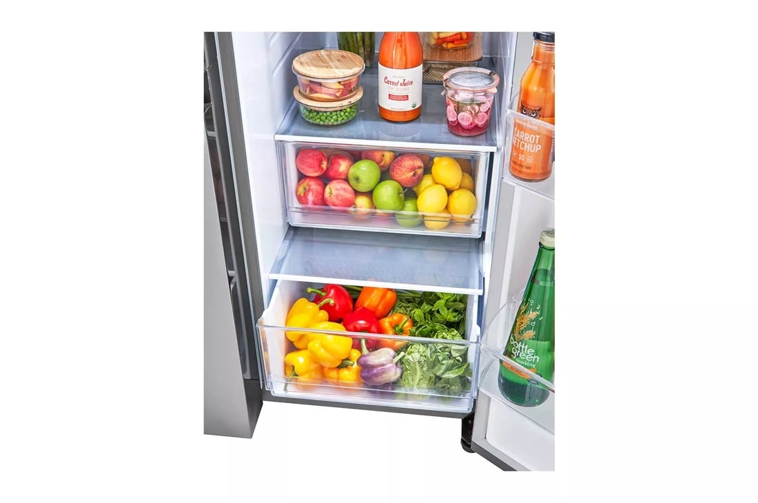 27 cu. ft. Side-by-Side Refrigerator with Smooth Touch Ice Dispenser LRSXS2706V