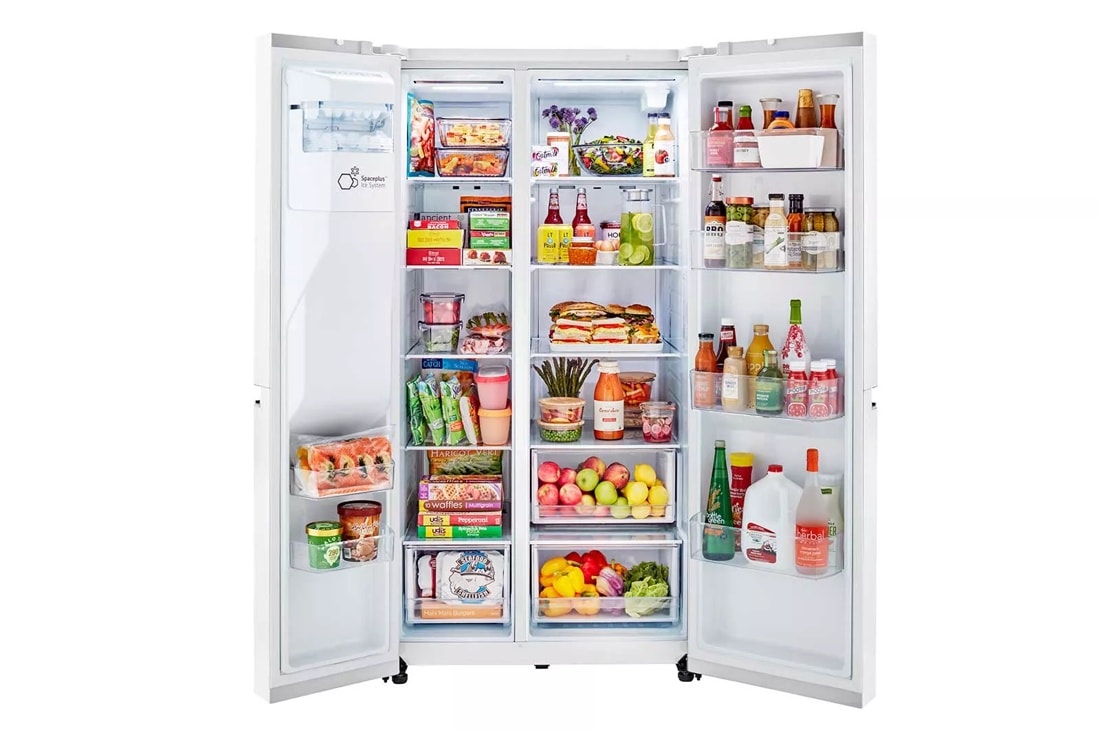 27 cu. ft. Side-by-Side Refrigerator with Smooth Touch Ice Dispenser LRSXS2706W