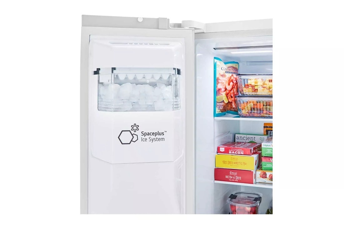 27 cu. ft. Side-by-Side Refrigerator with Smooth Touch Ice Dispenser LRSXS2706W