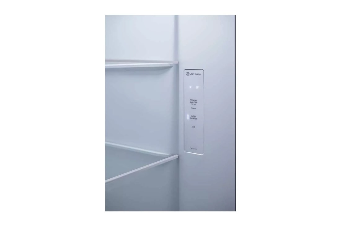 27 cu. ft. Side-by-Side Refrigerator with Smooth Touch Ice Dispenser LRSXS2706W