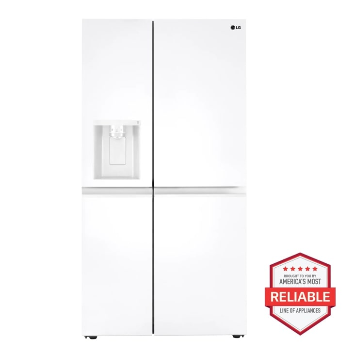 27 cu. ft. Side-by-Side Refrigerator with Smooth Touch Ice Dispenser LRSXS2706W