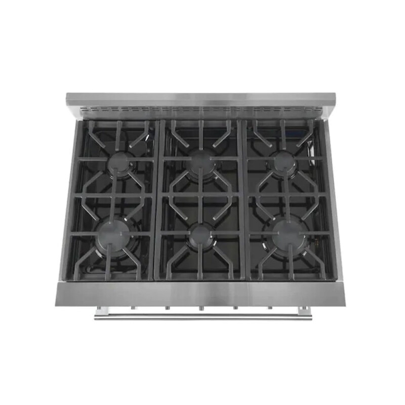 LS Series Gas Range- 6 German Sealed Burner with Convection Oven, 36 inch LS3622