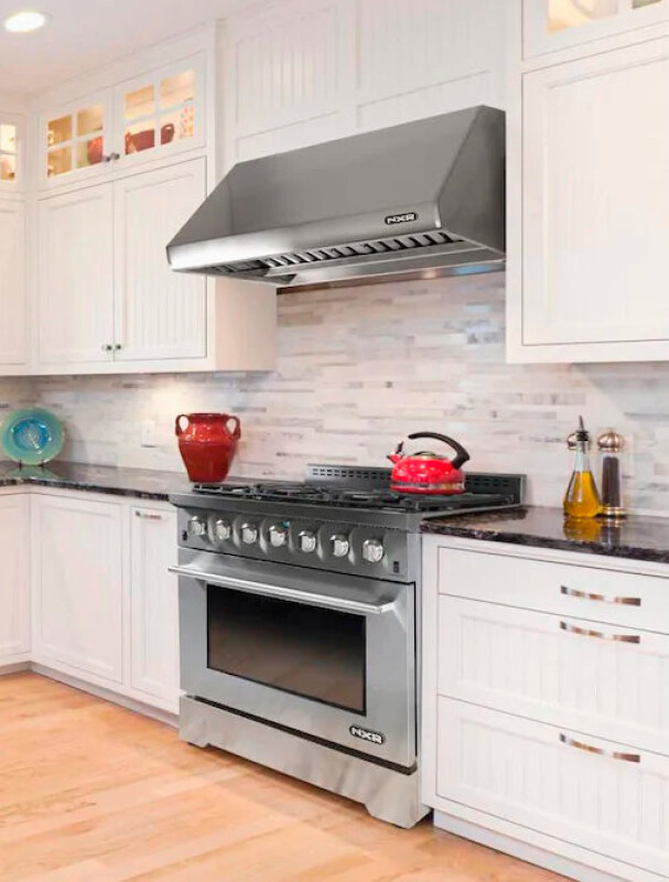 LS Series Gas Range- 6 German Sealed Burner with Convection Oven, 36 inch LS3622