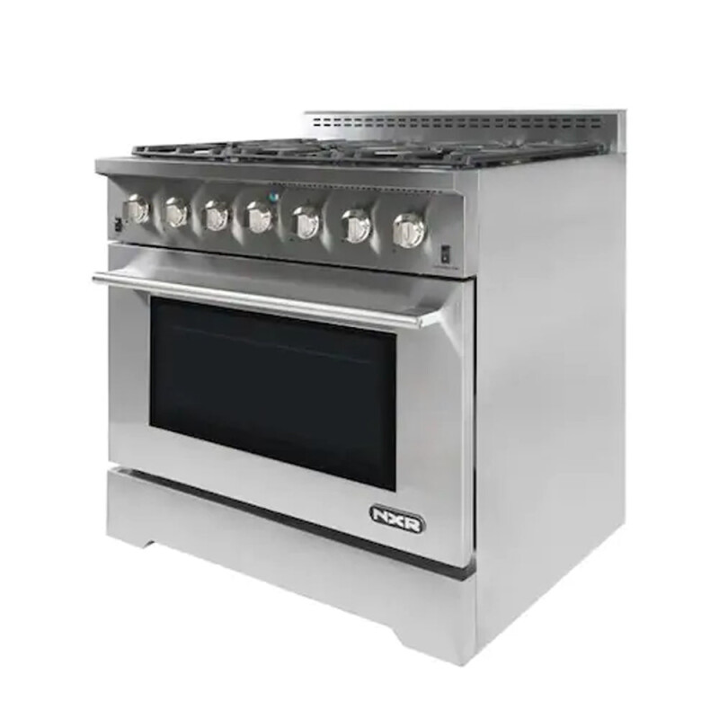 LS Series Gas Range- 6 German Sealed Burner with Convection Oven, 36 inch LS3622