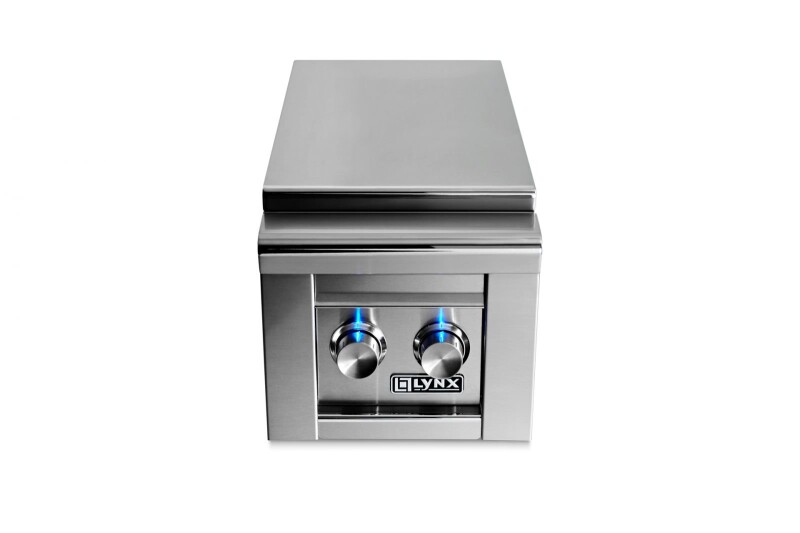 Professional Double Side-Burners for Built-In Grills LSB22NG
