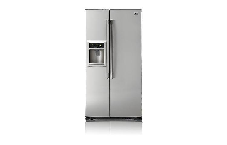 Cabinet-Depth Side-By-Side Refrigerator with Ice and Water Dispenser (21 cu.ft.) LSC21943ST