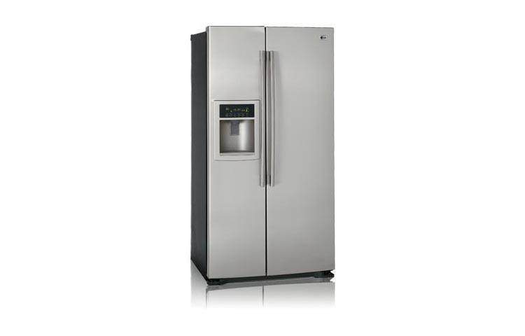 Cabinet-Depth Side-By-Side Refrigerator with Ice and Water Dispenser (21 cu.ft.) LSC21943ST