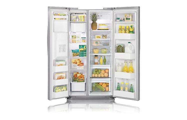 Side-By-Side Refrigerator with Ice and Water Dispenser (26.5 cu.ft.) LSC27910ST