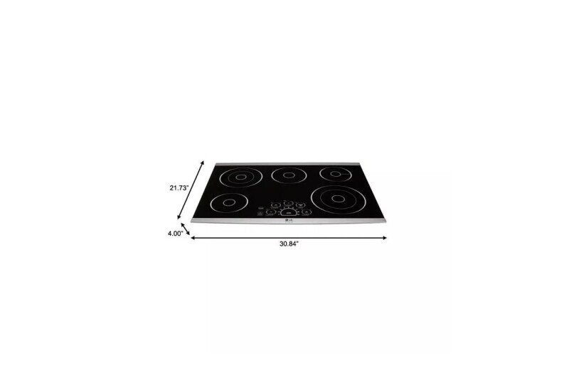 LG STUDIO Electric Cooktop 30” Studio EGO Burner LSCE305STE