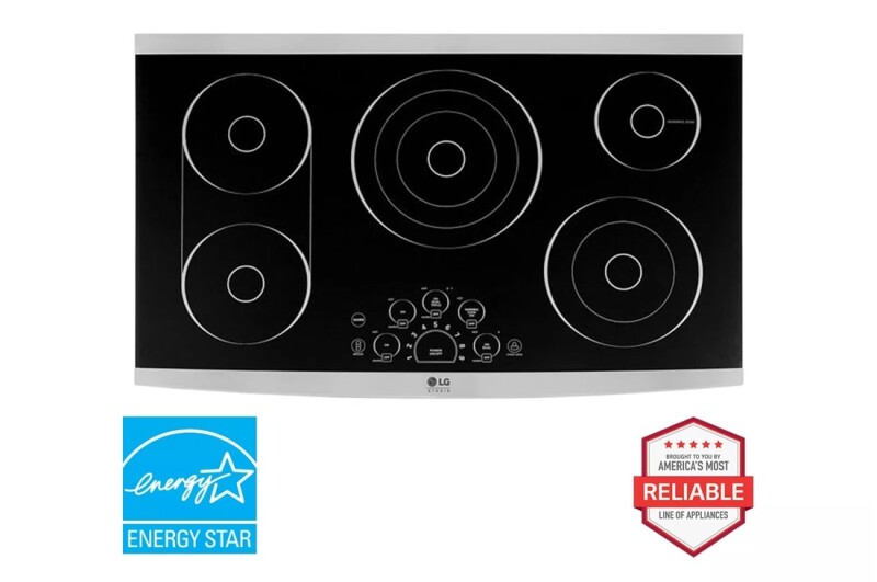 LG STUDIO Electric Cooktop 36” Studio EGO Burner LSCE365STE