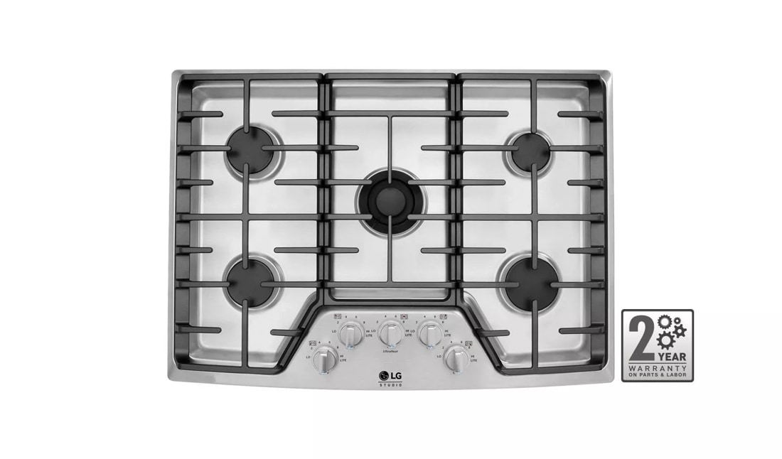 LG Studio - 30” Gas Cooktop with the Professional Look LSCG306ST