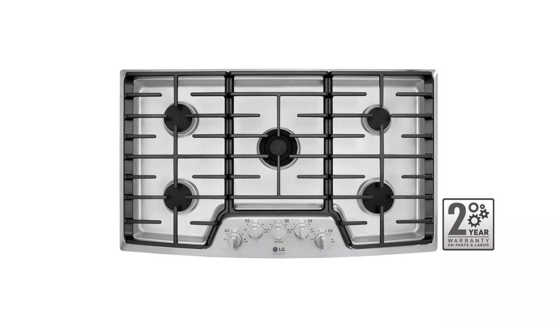 LG Studio - 36” Gas Cooktop with the Professional Look LSCG366ST