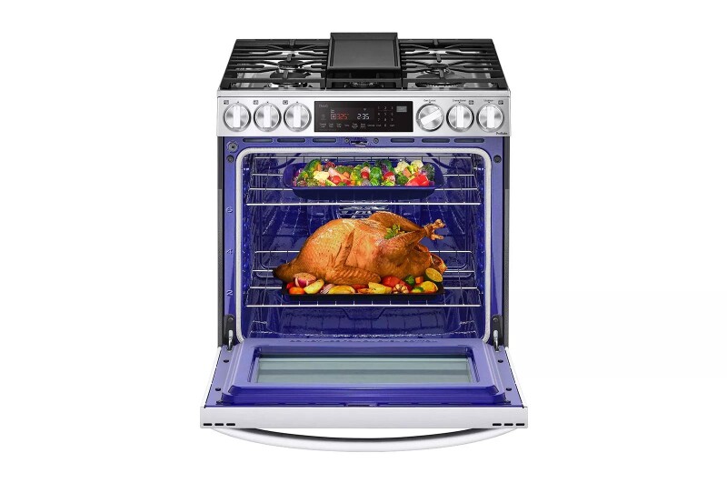 6.3 cu. ft. Smart wi-fi Enabled ProBake® Convection InstaView® Dual Fuel Slide-In Range with Air Fry view 10