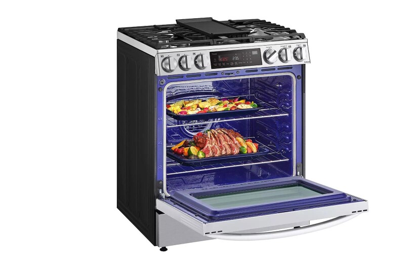 6.3 cu. ft. Smart wi-fi Enabled ProBake® Convection InstaView® Dual Fuel Slide-In Range with Air Fry view 9