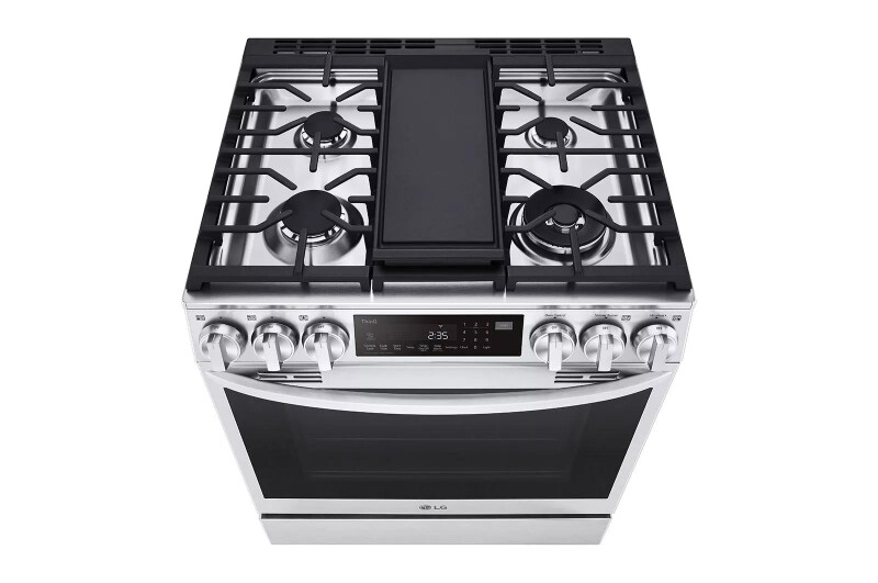 6.3 cu. ft. Smart wi-fi Enabled ProBake® Convection InstaView® Dual Fuel Slide-In Range with Air Fry view 5
