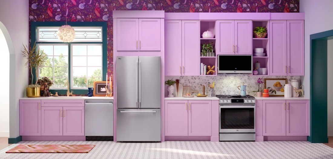 LG STUDIO 6.3 cu. ft. Smart wi-fi Dual Fuel Slide-in Range with ProBake Convection® and EasyClean® view 2