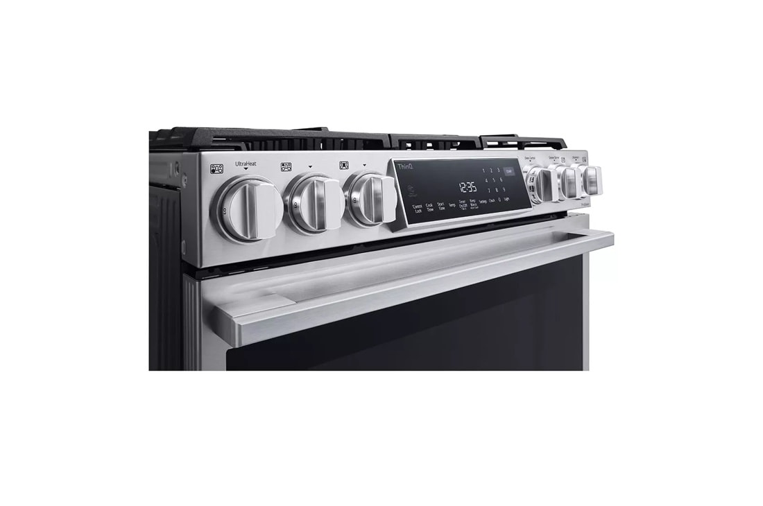 LG STUDIO 6.3 cu. ft. Smart wi-fi Dual Fuel Slide-in Range with ProBake Convection® and EasyClean® view 13