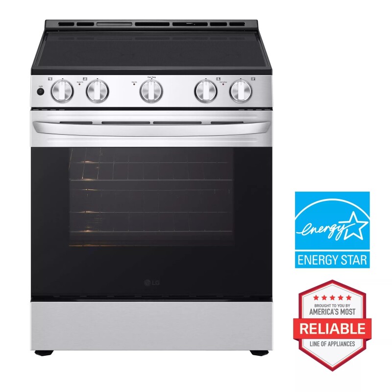LG 6.3 cu. ft. Electric Slide-in Range Stainless Steel LSEL6330SE Picture 1
