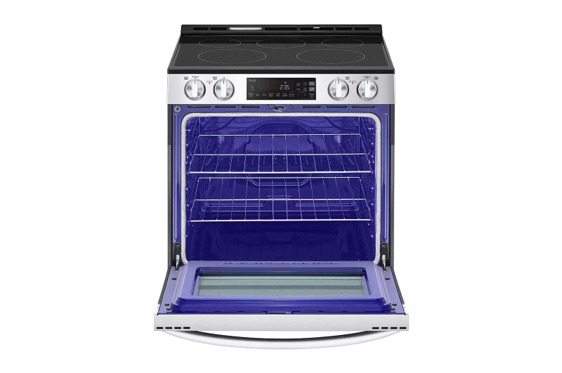 6.3 cu ft. Smart Wi-Fi Enabled Electric Slide-in Range with EasyClean® view 8