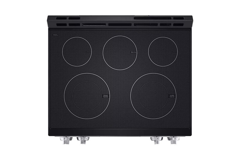 6.3 cu ft. Smart Wi-Fi Enabled Electric Slide-in Range with EasyClean® view 6