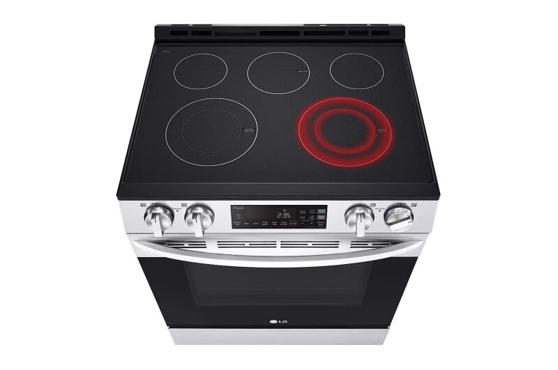 6.3 cu ft. Smart Wi-Fi Enabled Electric Slide-in Range with EasyClean® view 5
