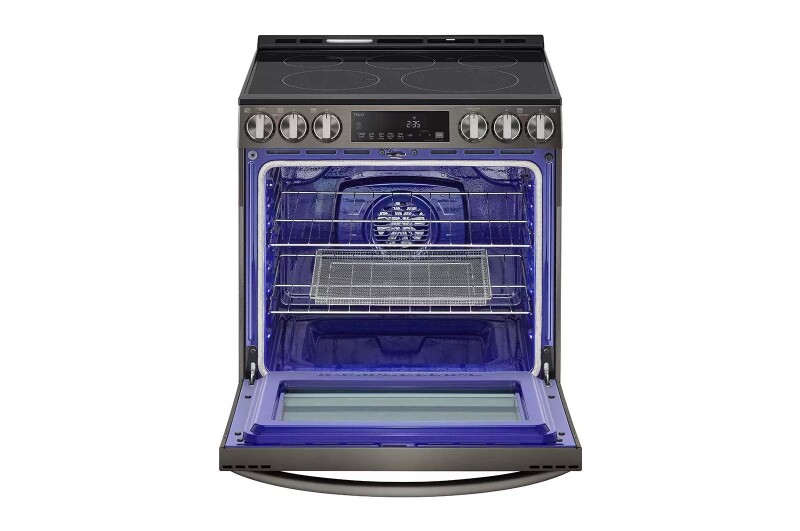 6.3 cu ft. Smart Wi-Fi Enabled Fan Convection Electric Slide-in Range with Air Fry & EasyClean® view 6