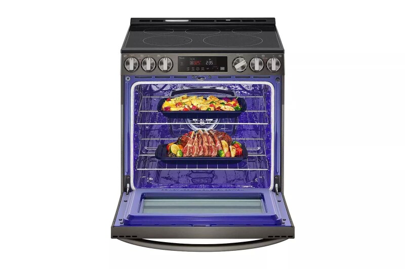 6.3 cu ft. Smart Wi-Fi Enabled Fan Convection Electric Slide-in Range with Air Fry & EasyClean® view 7