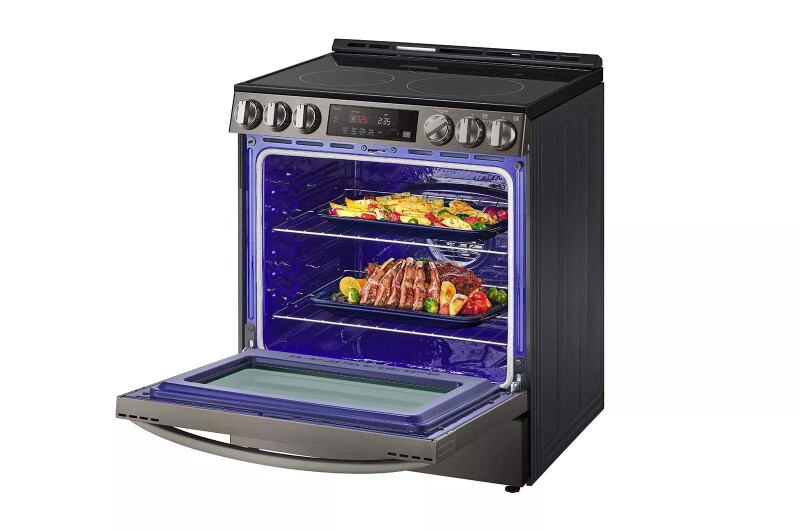 6.3 cu ft. Smart Wi-Fi Enabled Fan Convection Electric Slide-in Range with Air Fry & EasyClean® view 8