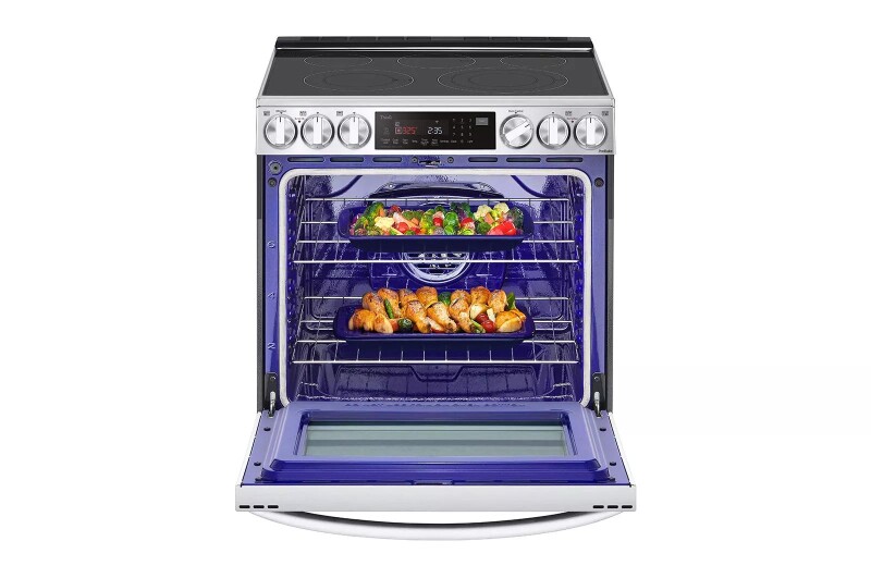 6.3 cu ft. Smart wi-fi Enabled ProBake Convection® InstaView® Electric Slide-In Range with Air Fry view 6